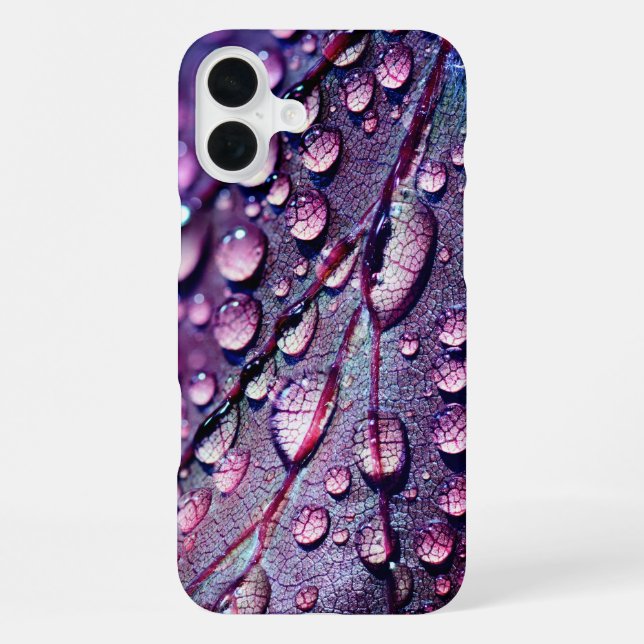 Wassertropfen Handyhülle iPhone Hülle (Rückseite)