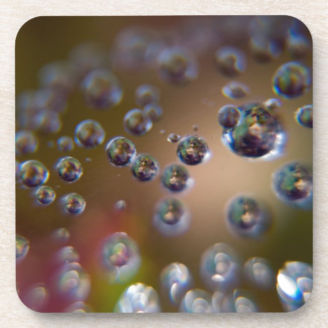 Wassertropfen in Bewegung Getränkeuntersetzer (Vorderseite)