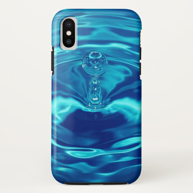 Wassertropfen iPhone X harter Fall Case-Mate iPhone Hülle (Rückseite)