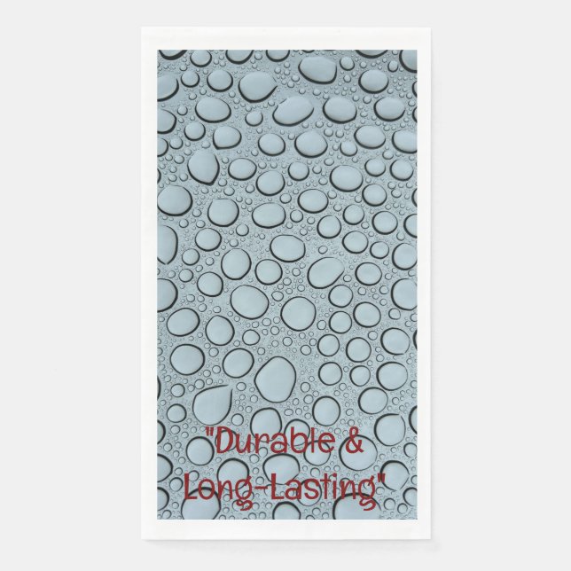 Wassertropfen Küchentücher Serviette (Vorderseite)