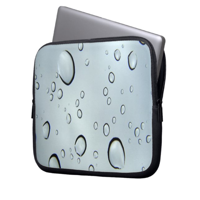 Wassertropfen Laptopschutzhülle (Vorderseite Links)