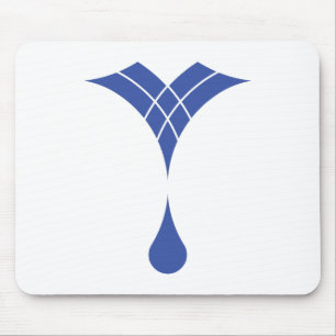 Wassertropfen-Logo auf Mauspad