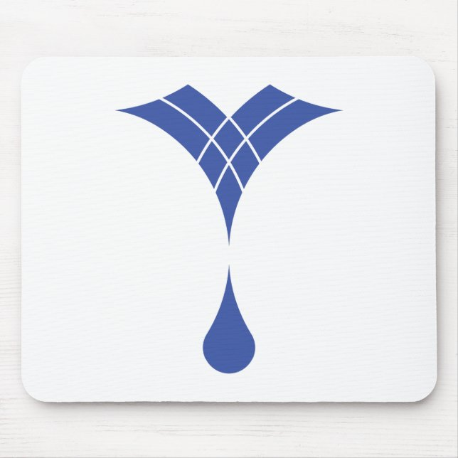 Wassertropfen-Logo auf Mauspad (Vorne)