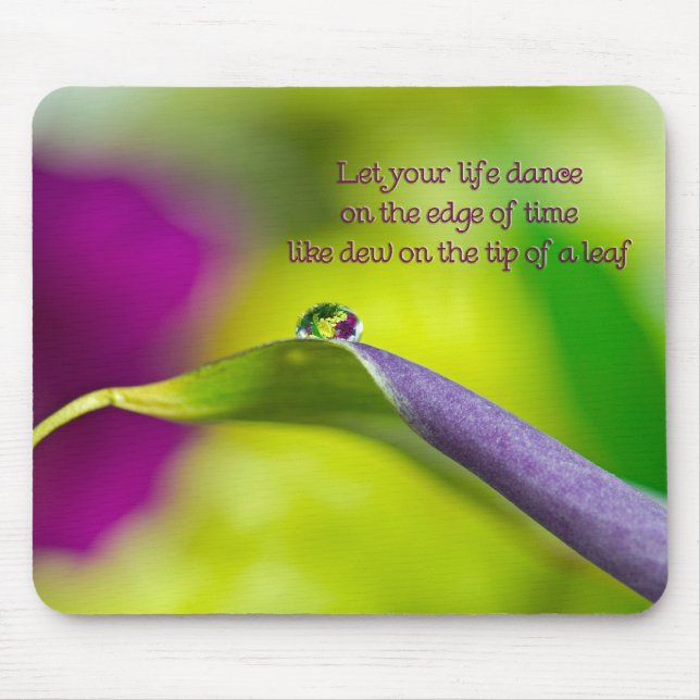 Wassertropfen Mousepad (Vorne)