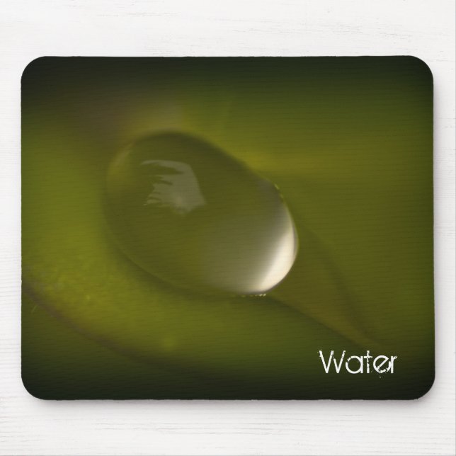 Wassertropfen Mousepad 2 (Vorne)