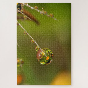 Wassertropfen Nahaufnahme Puzzle