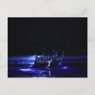 Wassertropfen Postkarte