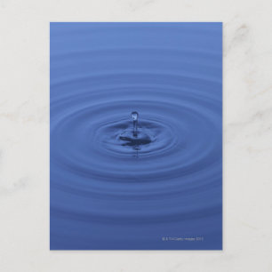 Wassertropfen Postkarte