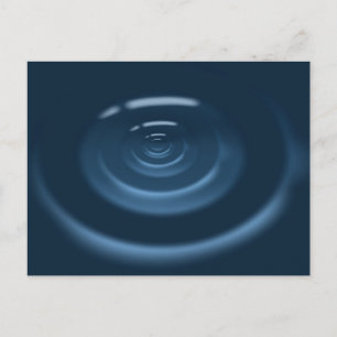 Wassertropfen Postkarte