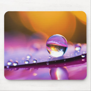 Wassertropfen tauchen Natur Serene Ruhe Mousepad