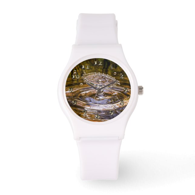 Wassertropfen Tropfen Armbanduhr (Vorderseite)