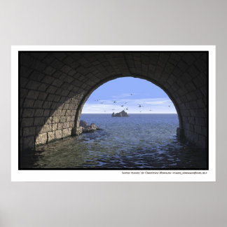 Wassertunnel Poster