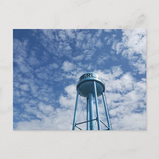 Wasserturm, Berlin, Ohio Postkarte (Vorderseite)