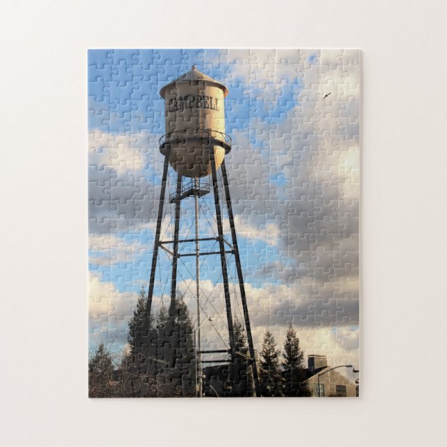 Wasserturm Campbell 16x20 Puzzle (Vertikal)