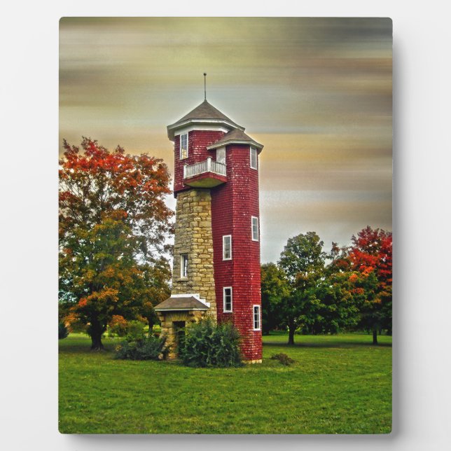 Wasserturm Fotoplatte (Vorderseite)