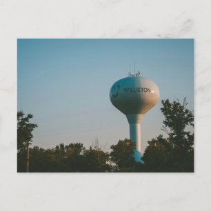 Wasserturm in Williston, North Dakota Postkarte