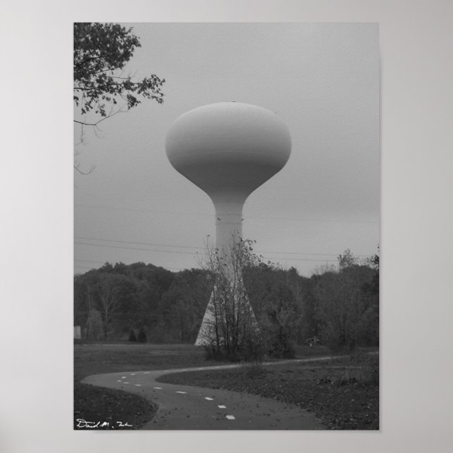 Wasserturm Poster (Vorne)