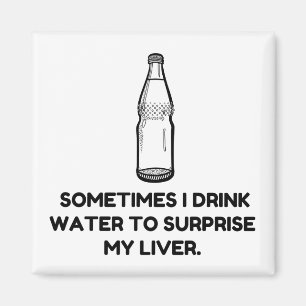 Wasserüberraschung Leber Magnet