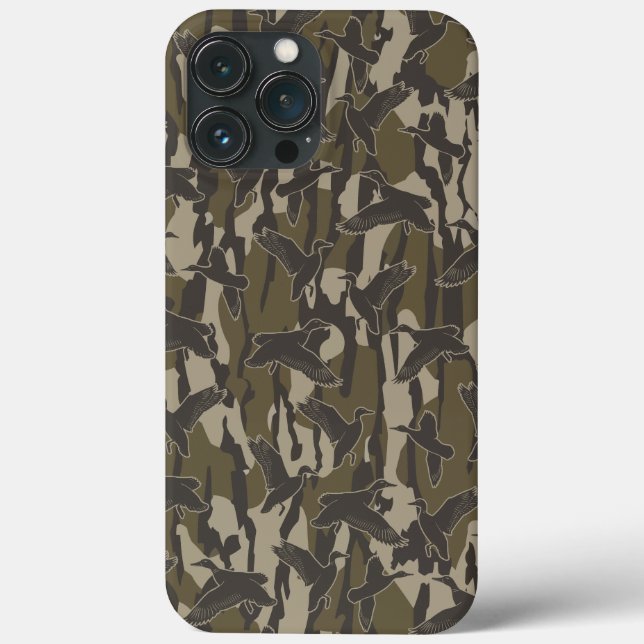 Wasservögel Jagd Camouflage Entenjäger Case-Mate iPhone Hülle (Rückseite)