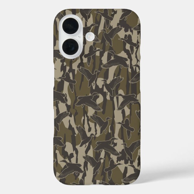 Wasservögel Jagd Camouflage Entenjäger Case-Mate iPhone Hülle (Rückseite)