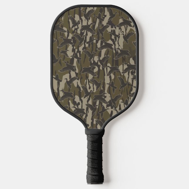 Wasservögel Jagd Camouflage Entenjäger Pickleball Schläger (Vorderseite)