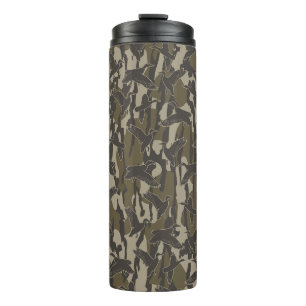 Wasservögel Jagd Camouflage Entenjäger Thermosbecher