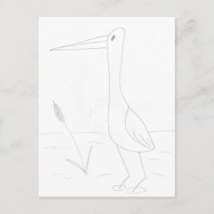 Wasservogel Postkarte