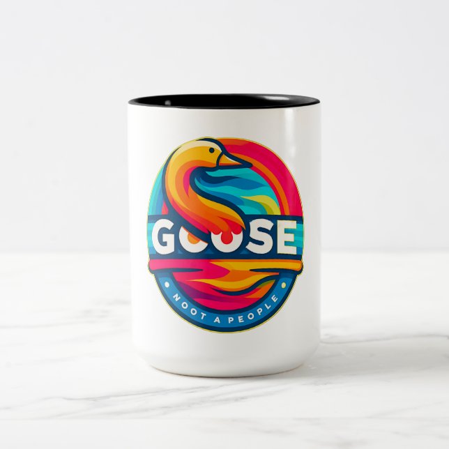 Wasservogelgras Zweifarbige Tasse (Mittel)