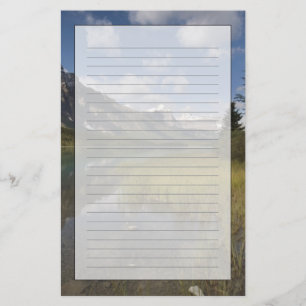 Wasservogelsee entlang des Parks Icefields, Briefpapier