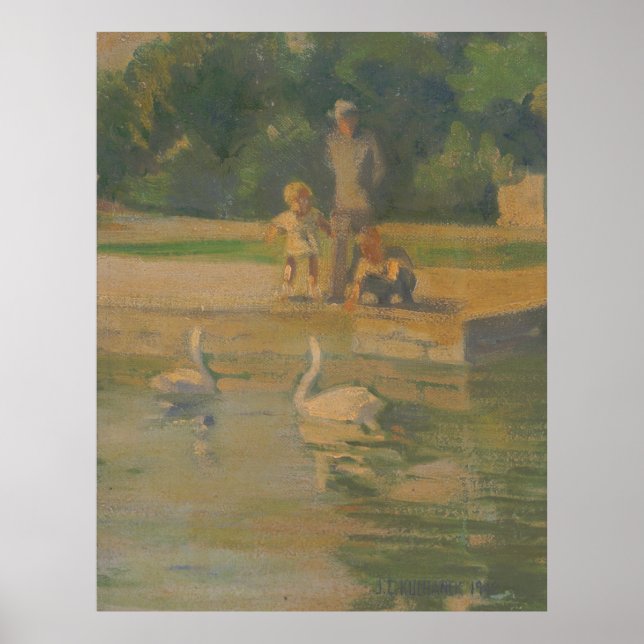 Wasservogelsee - Kulhanek Brookside Zoo Poster (Vorne)