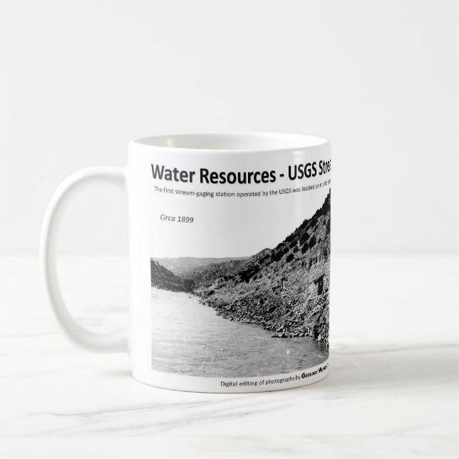 Wasservorkommen IV - Embudo Strom-Messgerät Tasse (Links)