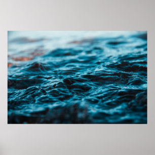 WASSERWASSER IN NAHER BILDSCHIRM POSTER