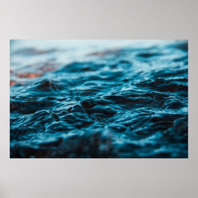 WASSERWASSER IN NAHER BILDSCHIRM POSTER (Vorne)