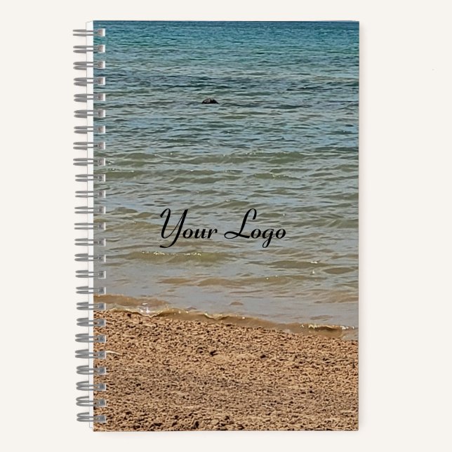 Wasserwellen Notizbuch (Vorderseite)