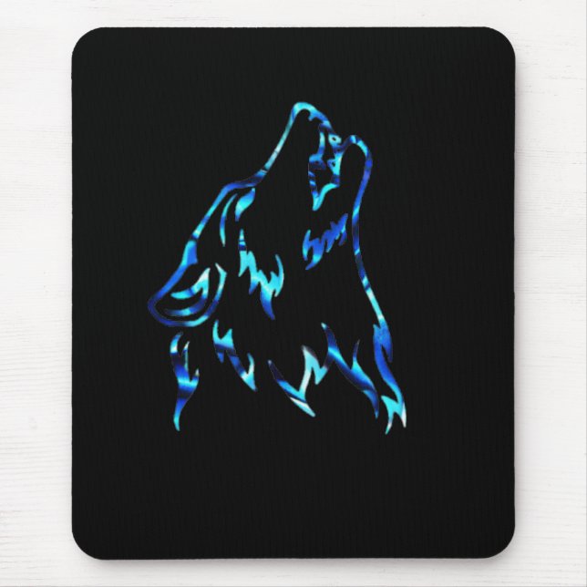 Wasserwolf Mousepad (Vorne)
