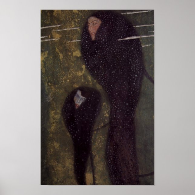 Wasserymphen (Silberfisch) — Gustav Klimt Poster (Vorne)