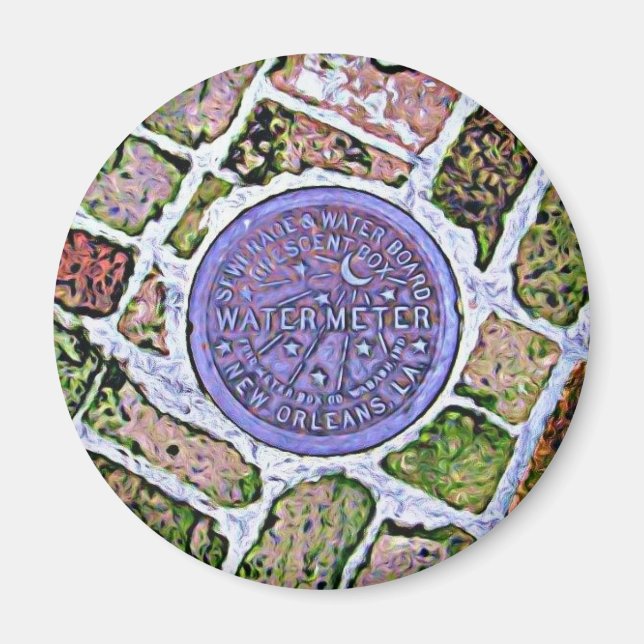 Wasserzählermagnet Magnet (Vorne)