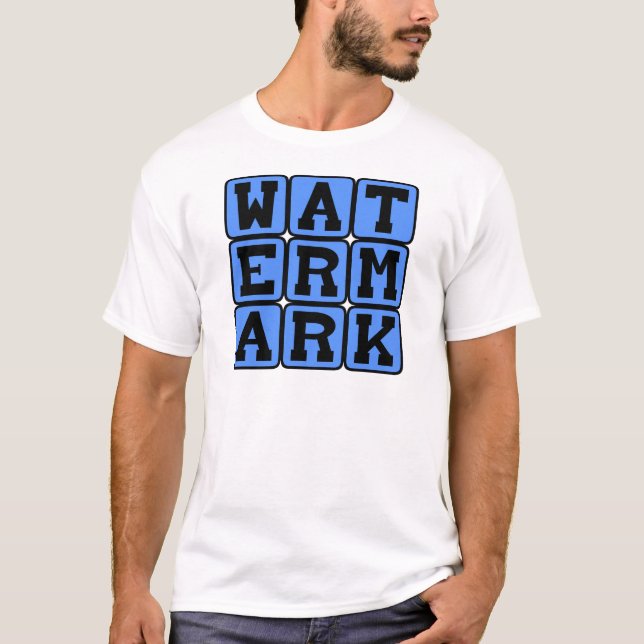 Wasserzeichen, Copyright-Einrichtung T-Shirt (Vorderseite)