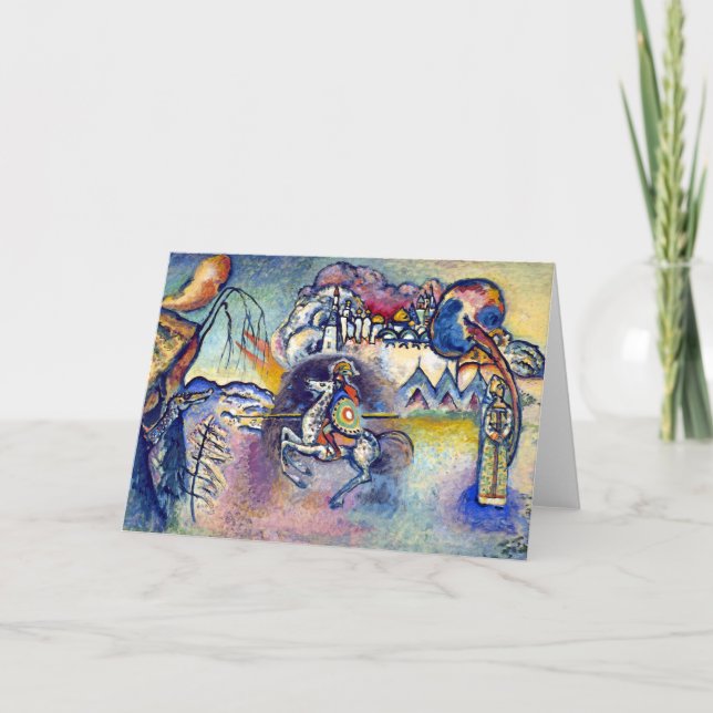 Wassili Kandinsky - Saint George & The Horsemen Karte (Vorderseite)