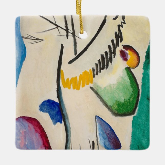 Wassily Kandinsky Abstrakt Artwork Keramikornament (Vorderseite)