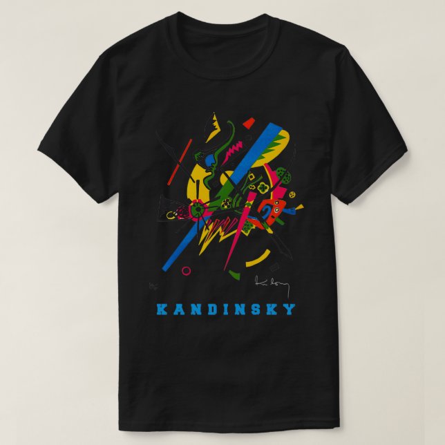 Wassily Kandinsky Abstrakte Kunst Kleine Welten 1  T-Shirt (Design vorne)