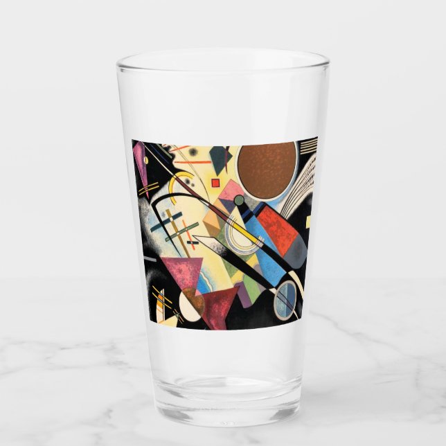 Wassily Kandinsky Accompagnement en noir Glas (Vorderseite)
