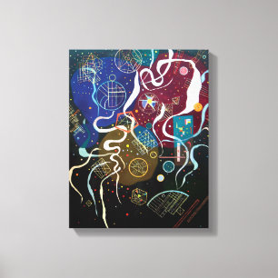 Wassily Kandinsky - Bewegung Eins Abstrakte Kunst Leinwanddruck