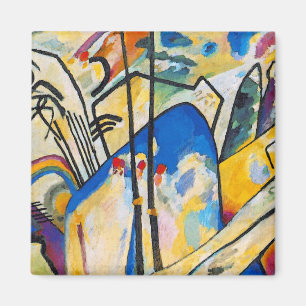 Wassily Kandinsky Composition Four - Abstract Art Magnet