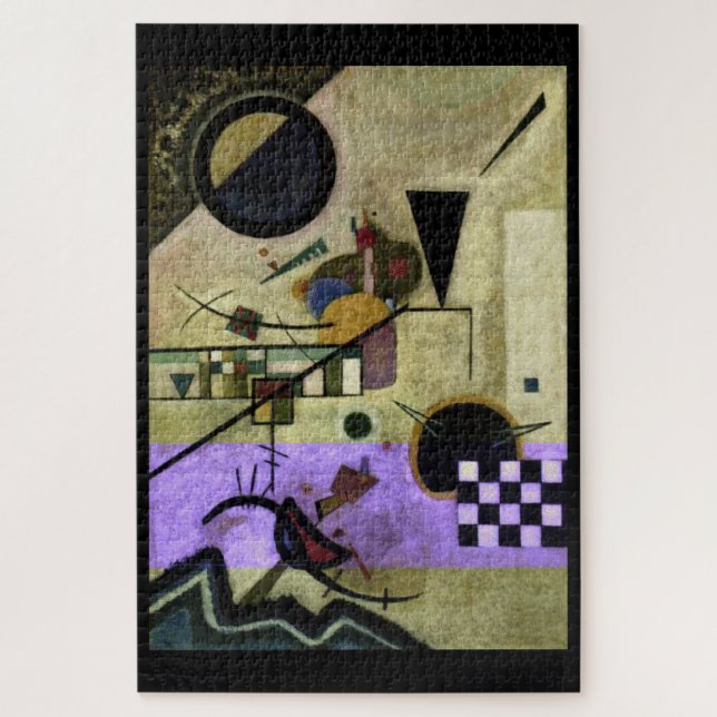 Wassily Kandinsky, Contrasting Sounds, 1924 Puzzle (Vertikal)