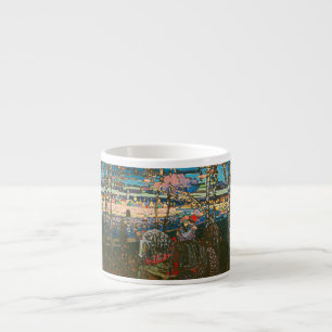 Wassily Kandinsky Das reitende Paar Russische Kuns Espressotasse