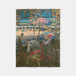 Wassily Kandinsky Das reitende Paar Russische Kuns Fleecedecke