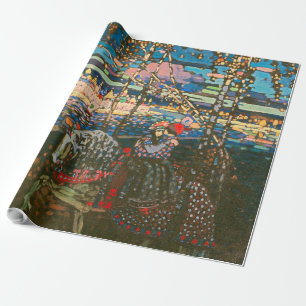 Wassily Kandinsky Das reitende Paar Russische Kuns Geschenkpapier