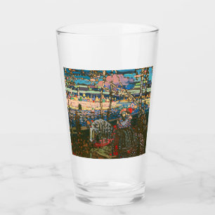 Wassily Kandinsky Das reitende Paar Russische Kuns Glas