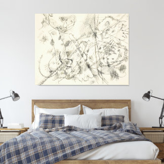 Wassily Kandinsky - Design for an etching (1913) Leinwanddruck